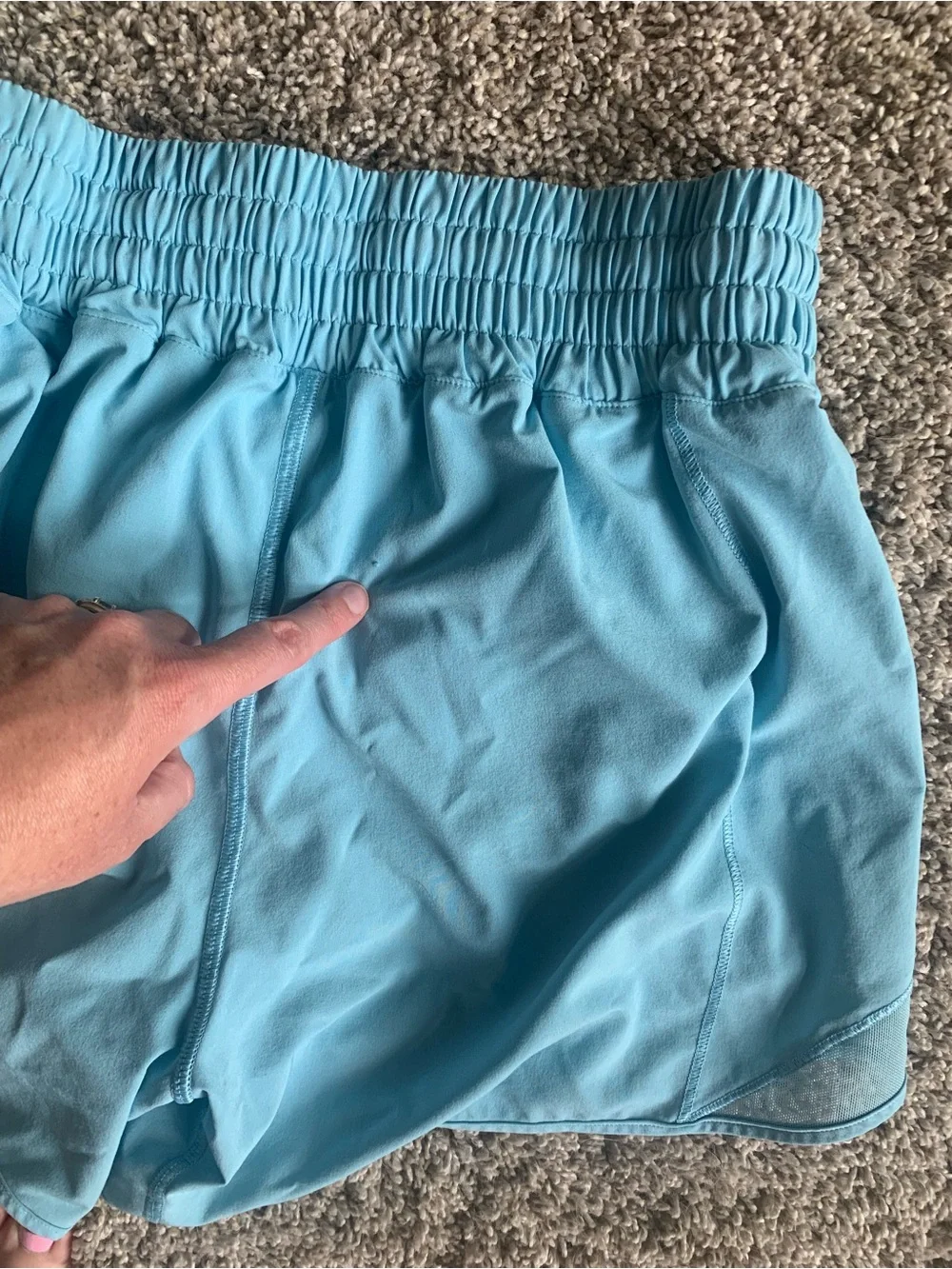 lululemon athletica Sky Blue Women's Athletic Shorts
